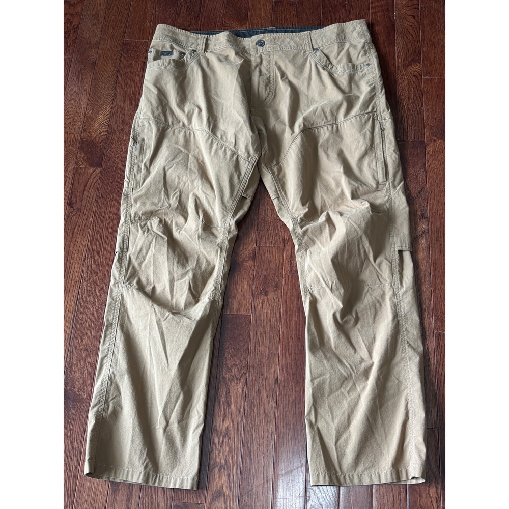Kuhl Rydr Khaki Tan Outdoor Hiking Pants Mens 38x30 Style 5098 Articulated Knee